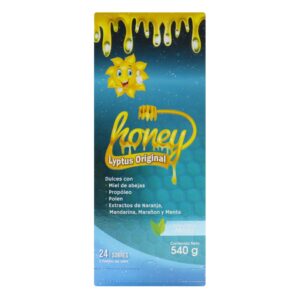 Honey Lyptus Sabor a Menta 24 Sobres 540 g