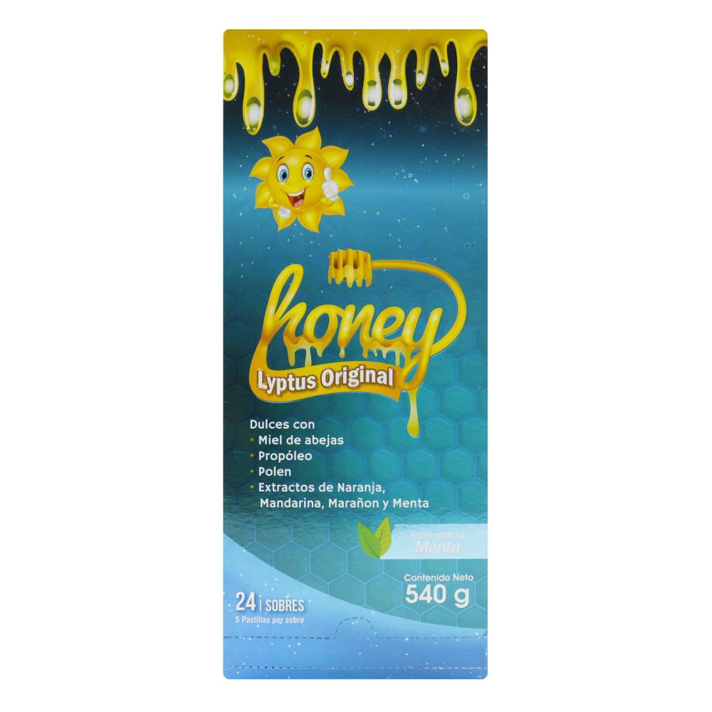 Honey Lyptus Sabor a Menta 24 Sobres 540 g