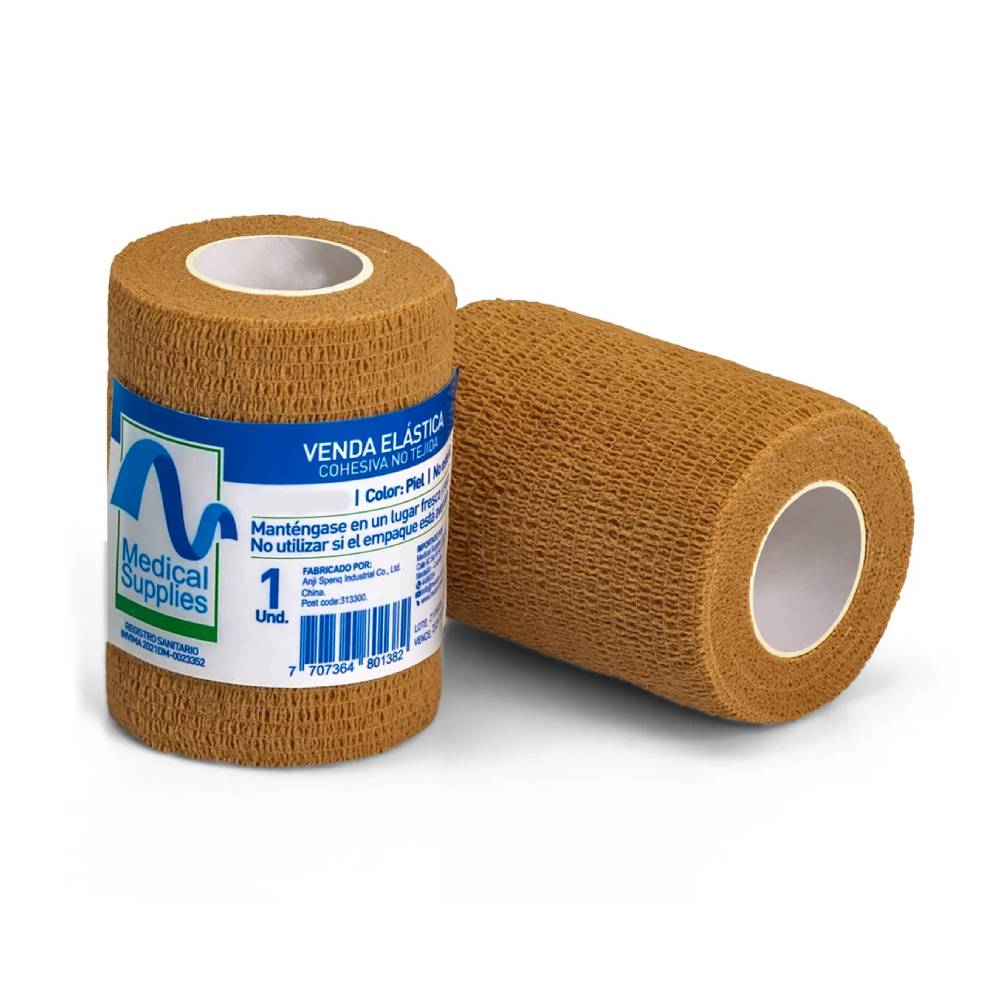 Venda Cohesiva No Tejida Color Piel 3 X 4.5 m