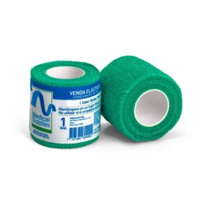 Venda Cohesiva No Tejida Color Verde 2 X 4.5 m