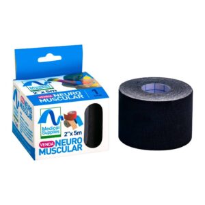 Venda Neuromuscular Color Negro 2 X 5 m