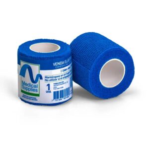 Venda Cohesiva No Tejida Color Azul 2 X 4.5 m