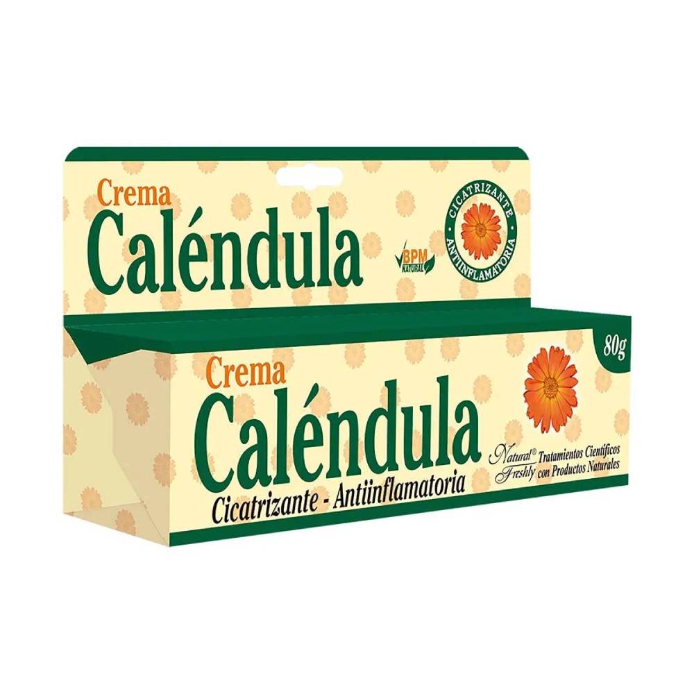 Crema de Calendula Cicatrizante y antiinflamatorio tubo 80 g