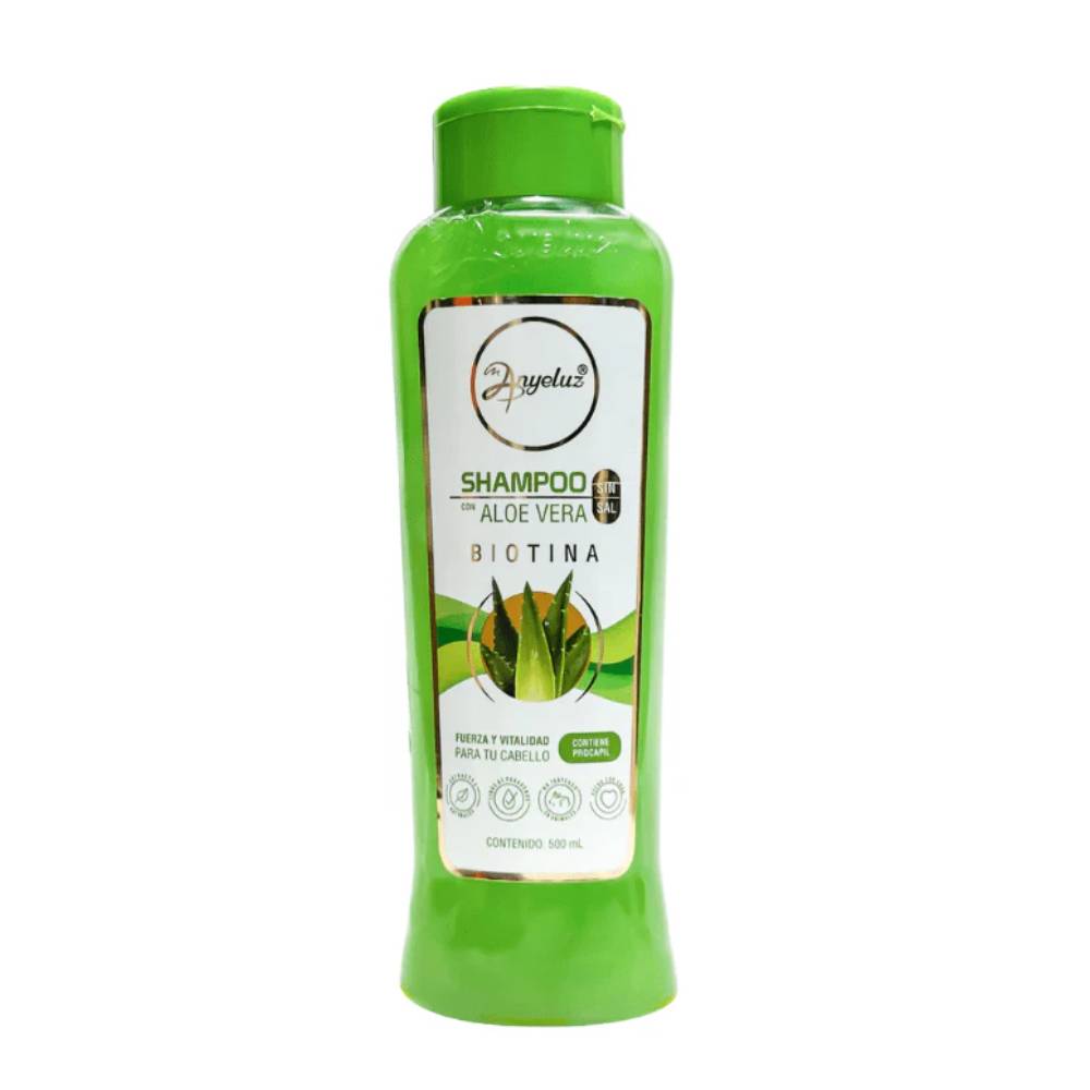 Shampoo Anyeluz Con Aloe Vera Sin Sal 500 ml