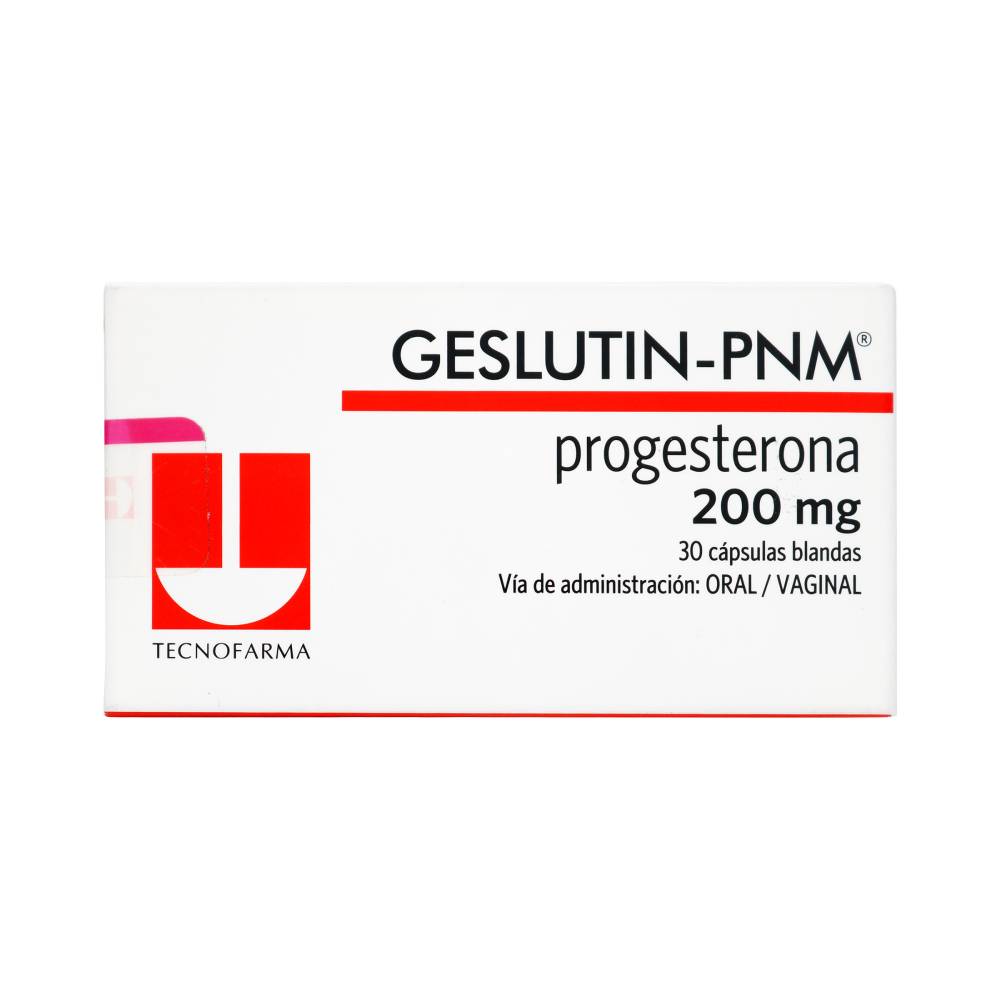 Geslutin 200 mg 30 Cápsulas
