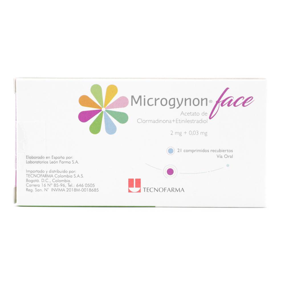 Microgynon Face 21 Tabletas - Imagen 2