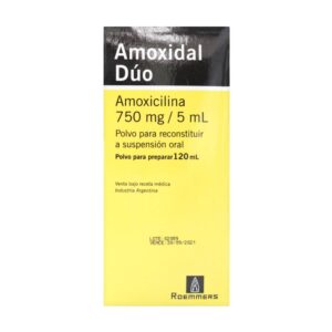 Amoxidal Duo Amoxicilina 750 mg Suspension Oral 120 ml