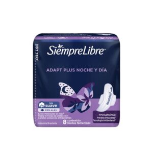 Toallas Stayfree Adapt Plus Noche y Día 8 Unidades