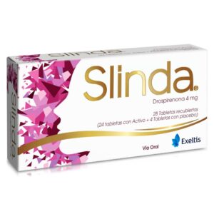 Slinda Drospirenona 4 mg 28 Tabletas