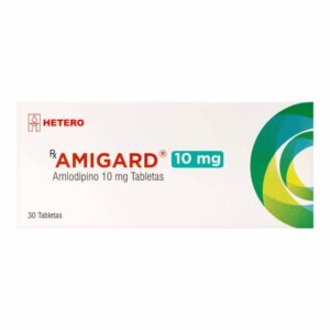 Amigard Amlodipino 10 mg 30 Tabletas