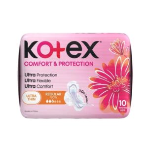 Toallas Kotex Comfort Ultra Delgada Regular 10 Unidades