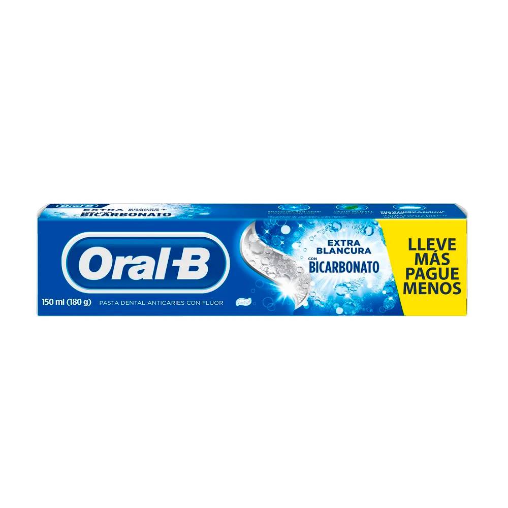 Crema Oral B Extra Blancura Con Bicarbonato 150 ml