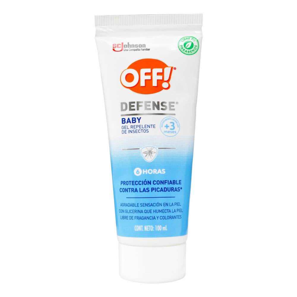 Repelente En Gel Off Defense Baby 100 ml