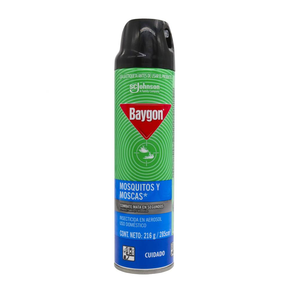 Insecticida Baygon Azul Mosquitos y Moscas 285 ml