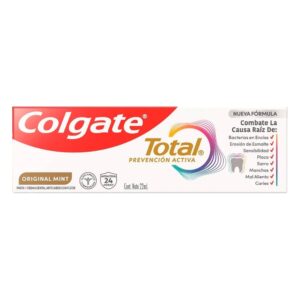 Crema Dental Colgate Total Original Mint 22 ml 12 Unidades