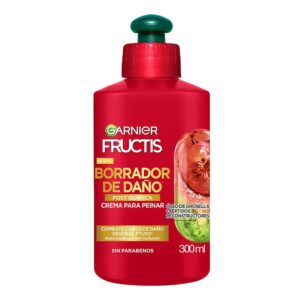 Crema Para Peinar Fructis Borrador Daño Post Quimica 300 ml