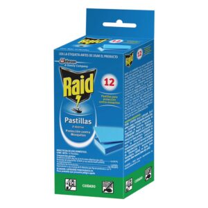 Raid Pastillas Proteccion Contra Mosquitos 12 Unidades