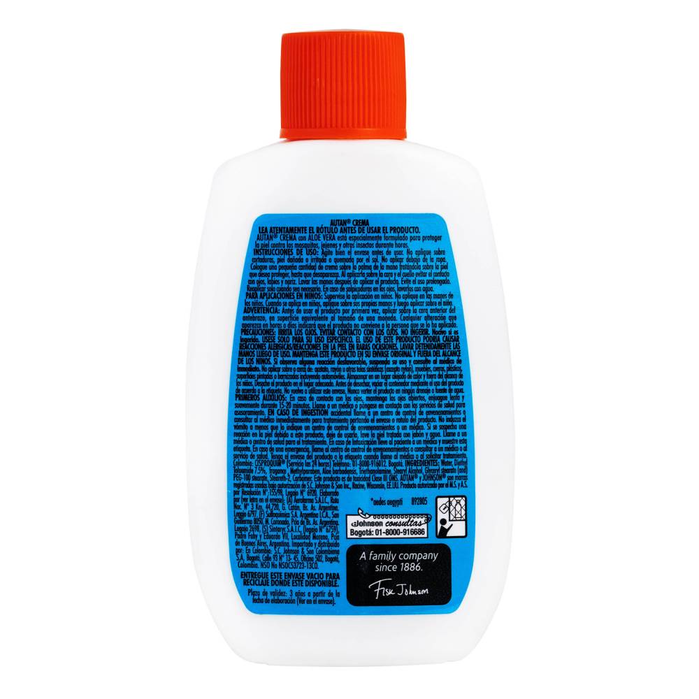 Repelente Autan Family Care en Crema 60 ml - Imagen 2