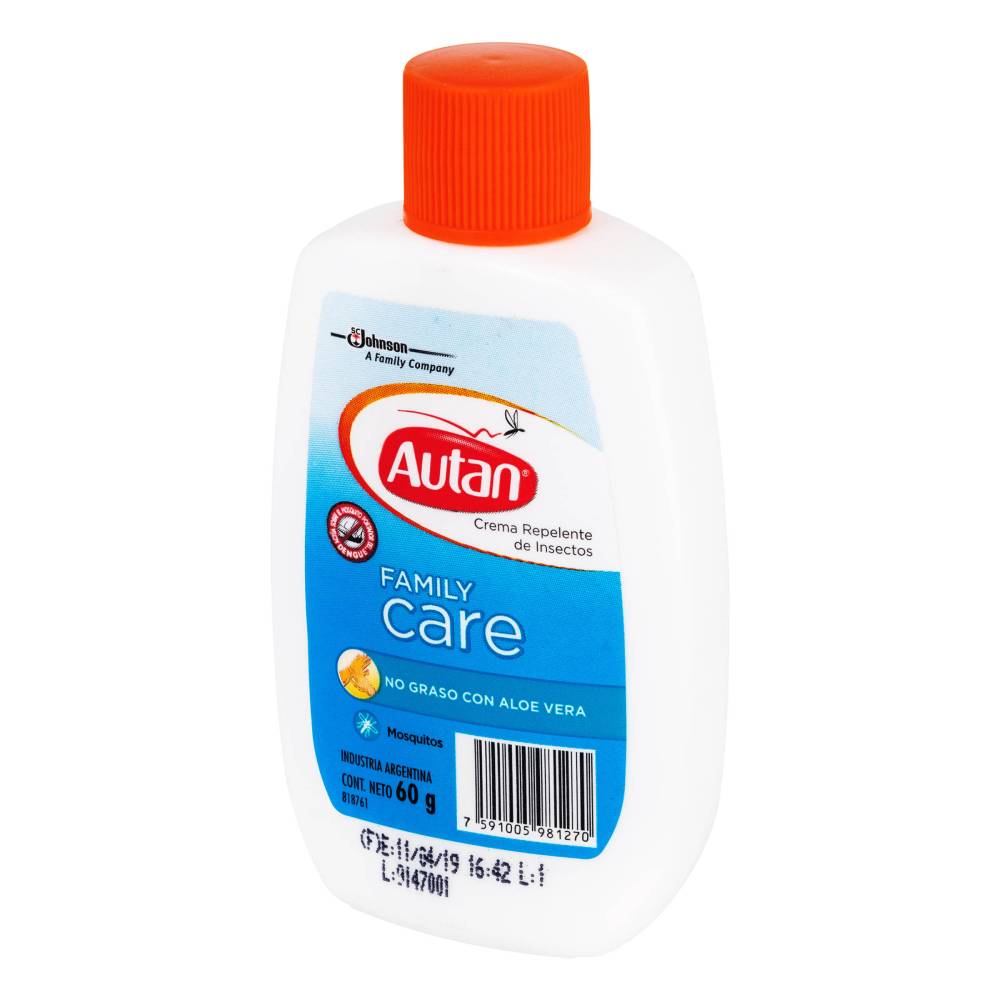 Repelente Autan Family Care en Crema 60 ml - Imagen 3