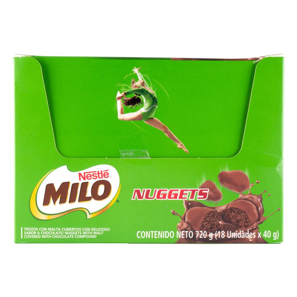 Milo Nuggets 18 Sobres 40 g