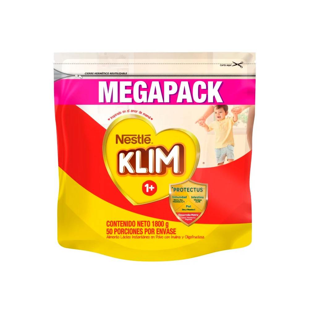Leche en Polvo Klim 1 Megapack 1800 g