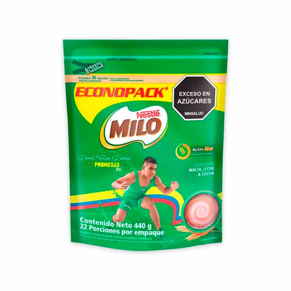 Milo Activ Go Malta y Cocoa 440 g
