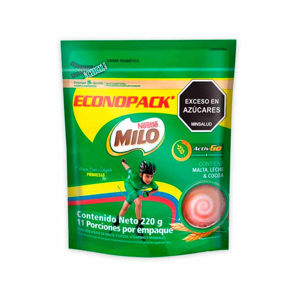 Milo Activ Go Malta y Cocoa 220 g
