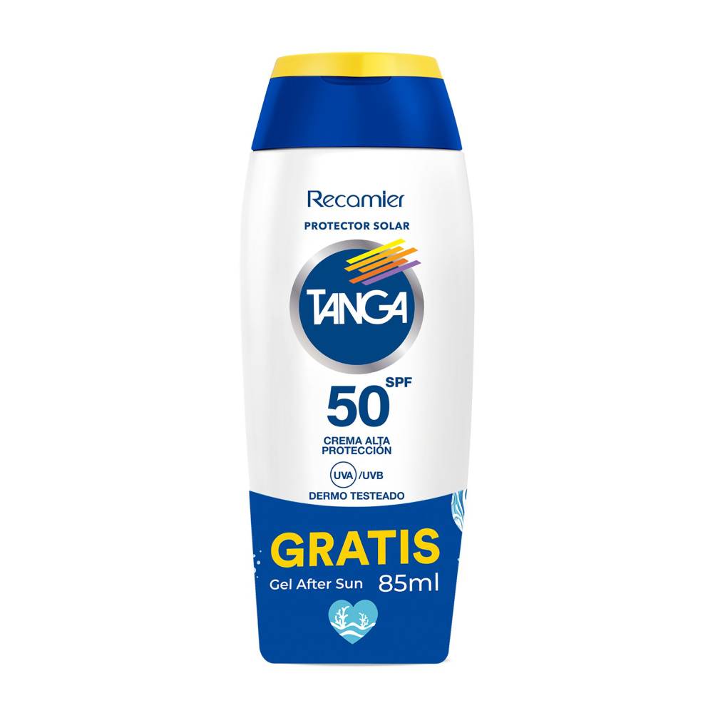 Bloqueador Solar Tanga SPF 50 130 ml + Gel After Sun 85 ml