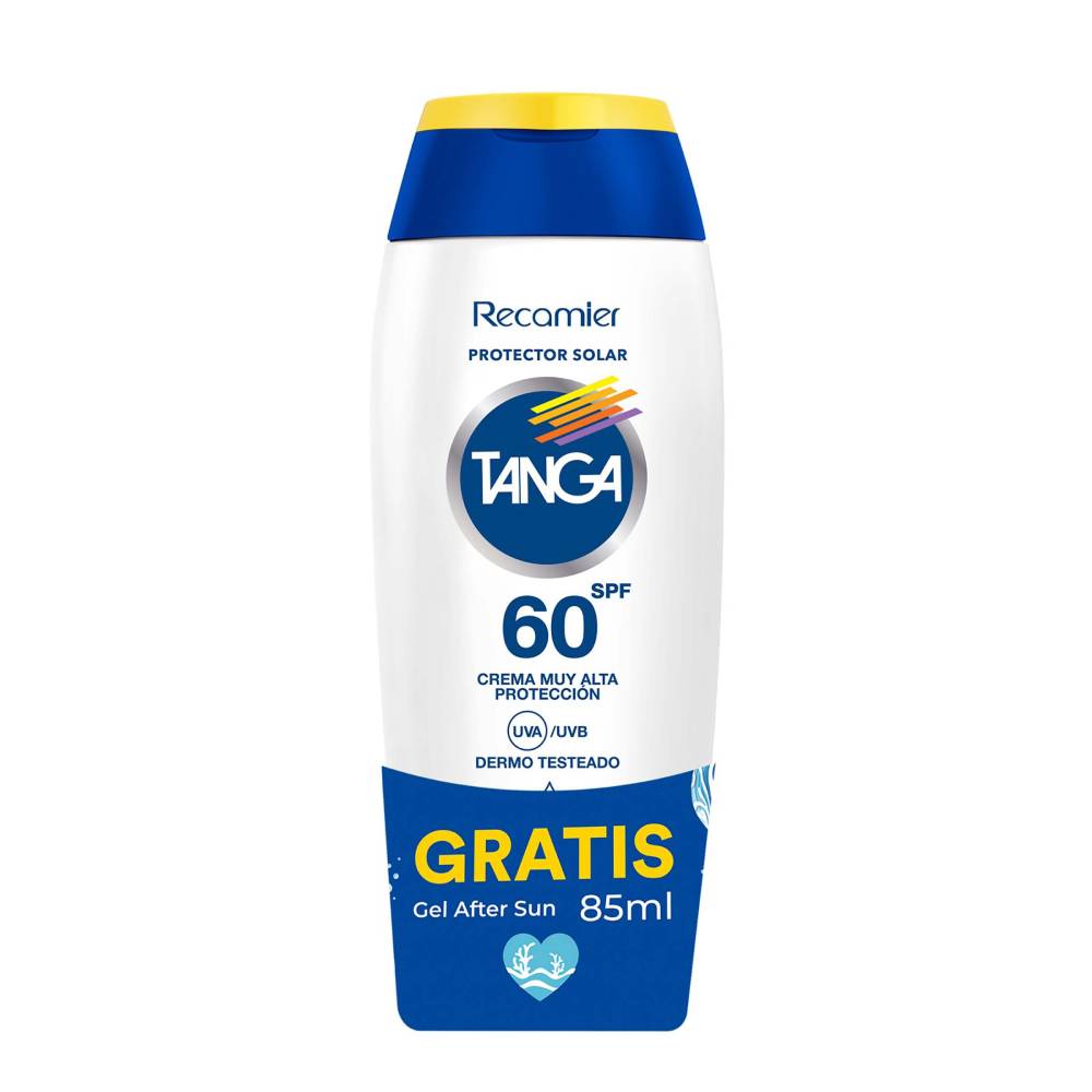 Bloqueador Solar Tanga SPF 60 130 ml + Gel After Sun 85 ml