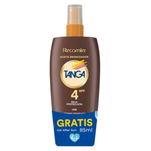 Aceite Bronceador Tanga SPF 4 185 Ml + Gel After Sun 85 ml