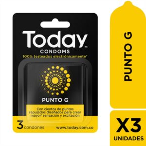 Condones Today Punto G 3 Unidades