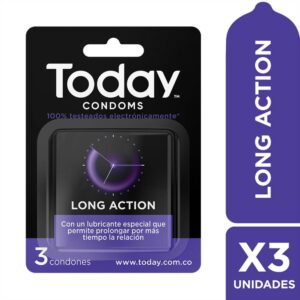 Condones Today Long Action 3 Unidades