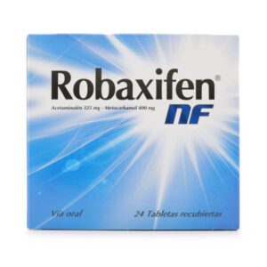 Robaxifen Nf 24 Tabletas Acetaminofen 325 Mg + Metocarbamol 400 mg