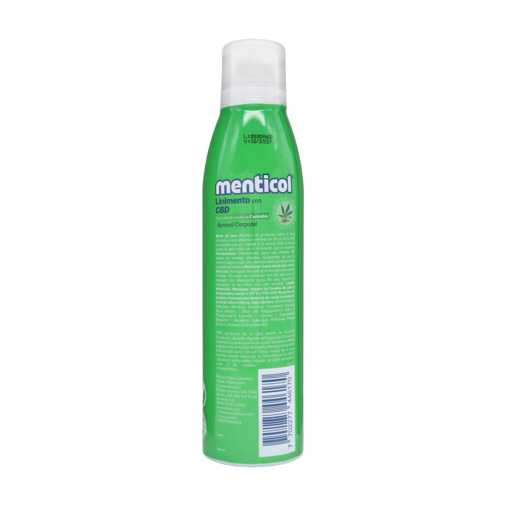 Linimento Menticol 180 ml - Imagen 2