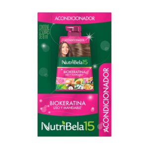 Acondicionador Nutribela Biokeratina 18 ml 12 Sobres