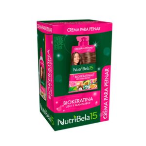 Crema Para Peinar Nutribela 15 Liso 18 ml 12 Sobres