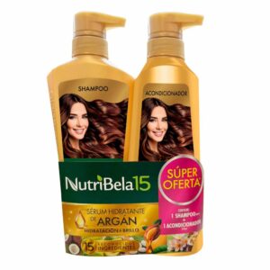 Shampoo Nutribela De Argan 400 ml + Acondicionador 400 ml