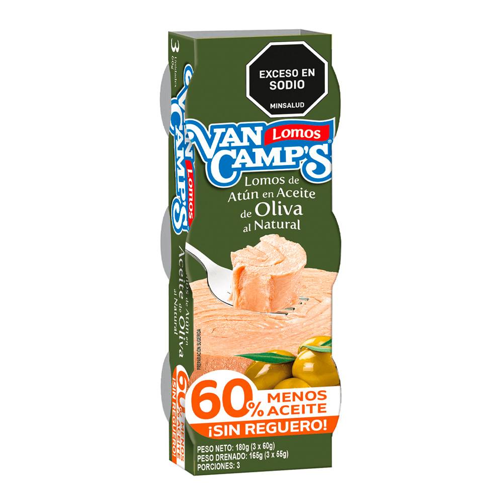 Atun Van Camps Con Aceite De Oliva 60 g 3 Unidades