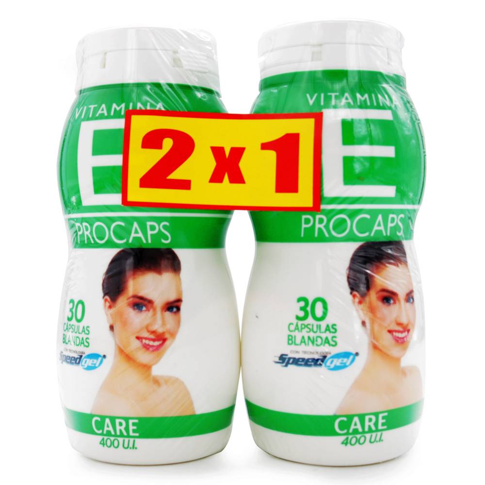 2 Vitamina E Procaps 400 ui 30 Capsulas
