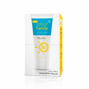 Bloqueador Solar Sol Or Family SPF 50 12 Sobres 10 g