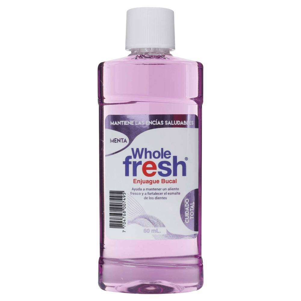 Enjuague Bucal Whole Fresh Cuidado Total ICOM 60 Ml