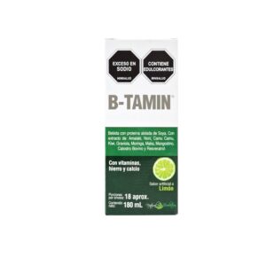 B-Tamin Jarabe Limon 180Ml Icom Vitaminas, Hierro y Calcio