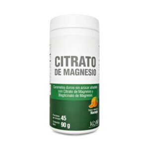 Citrato De Magnesio Caramelos Duros 90g Naranja