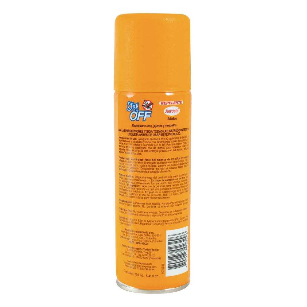 Repelente Stay Off Adultos 160 ml - Imagen 2