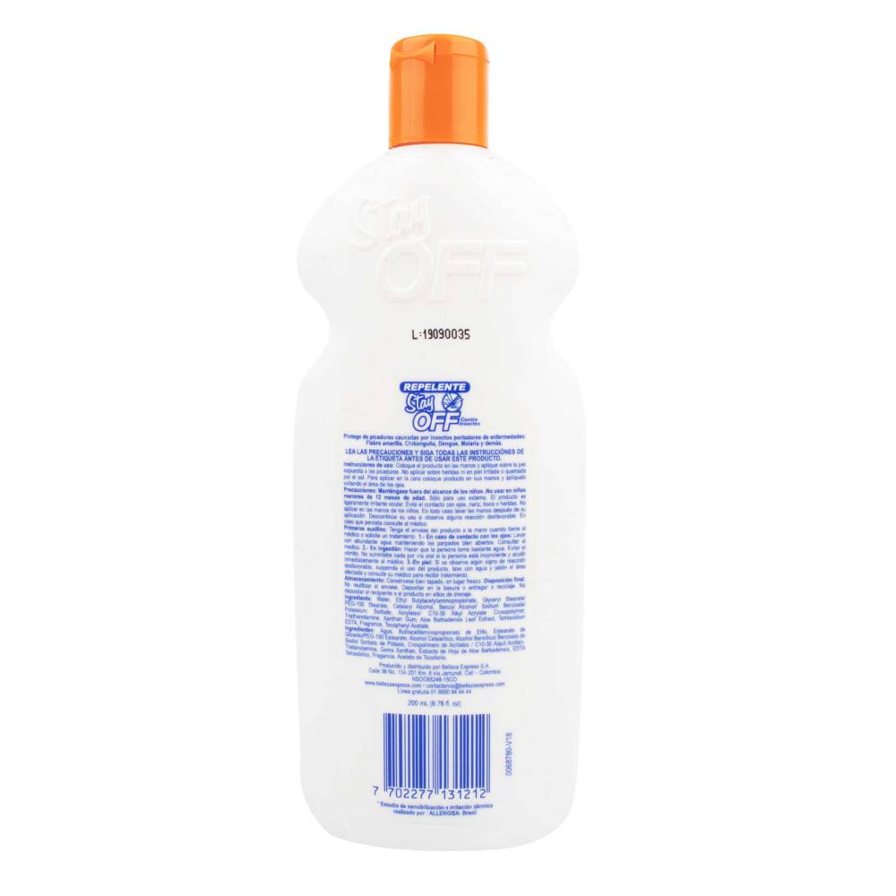Repelente Stay Off Familiar en Crema 200 ml - Imagen 3