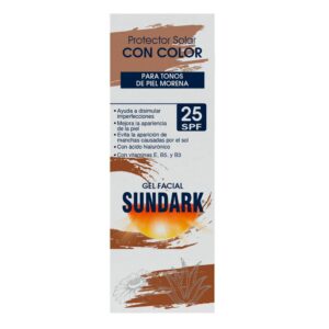 Protector Solar Sundark Con Color SPF 25 Piel Morena 30 g