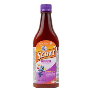 Emulsión Scott Multivitamínico Frutas Tropicales 360 Ml