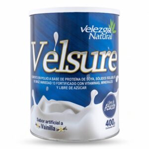 Velsure Vainilla Proteína de Soya -Libre de Azucar 400g