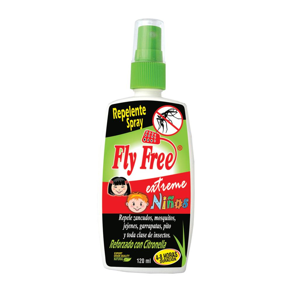 Repelente Fly Free Extreme Niños 120 ml
