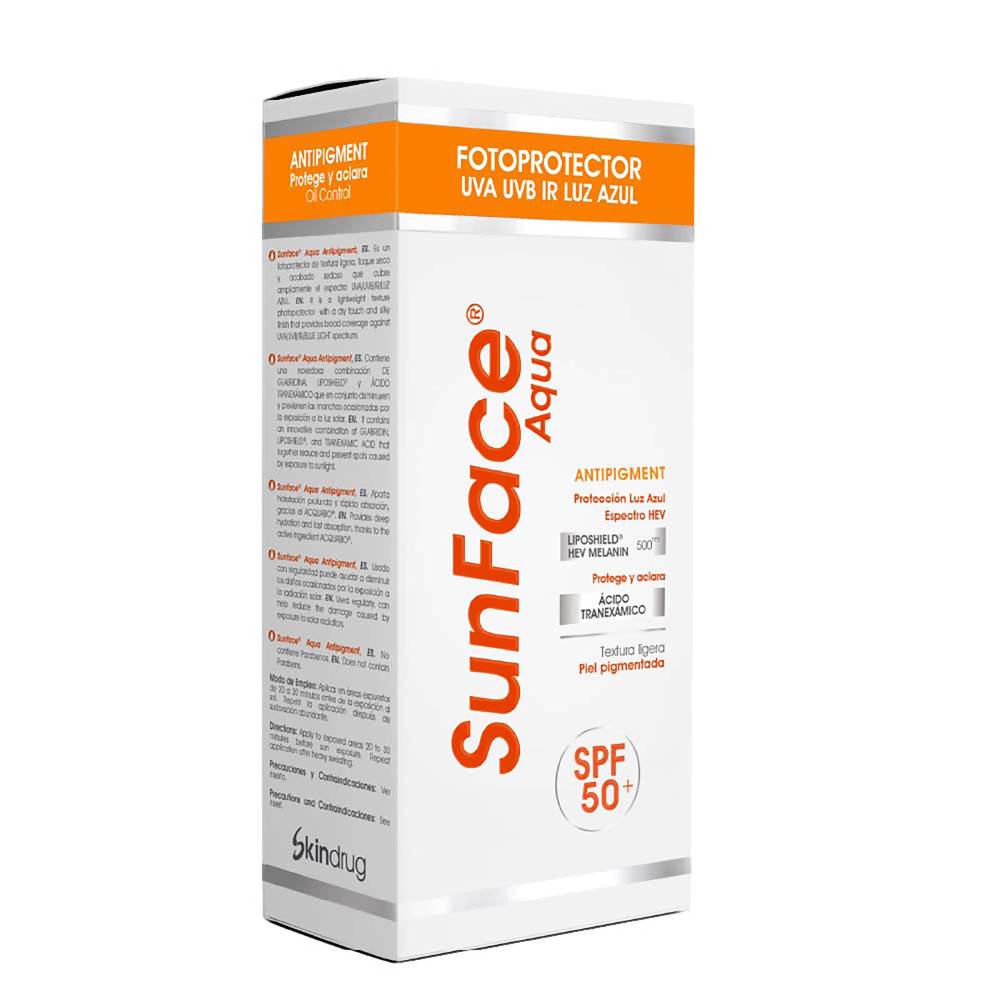 Foto Protector Sunface Aqua Antipigment SPF 50 60 g - Imagen 3